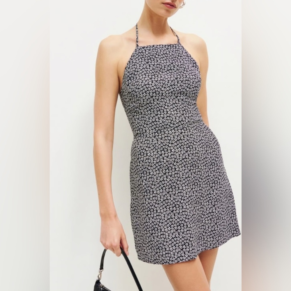 Reformation Floral Halter Dress NWT